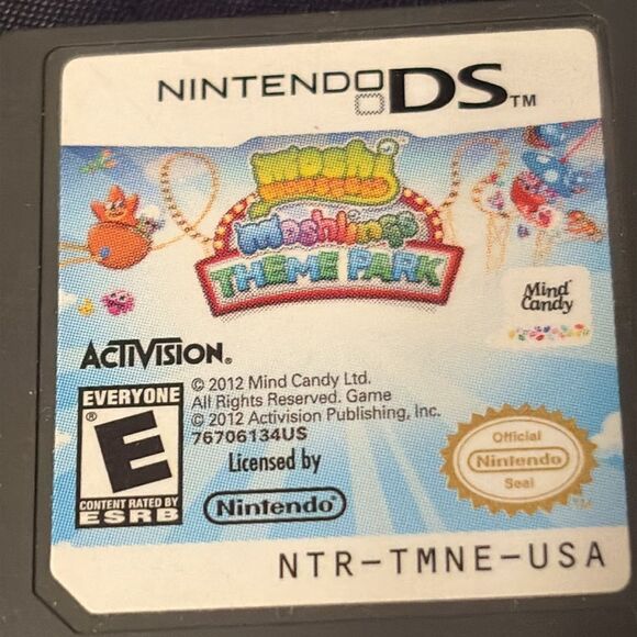 Nintendo DS Moshi Monsters Theme Park Game - Gray no box - Picture 1 of 4